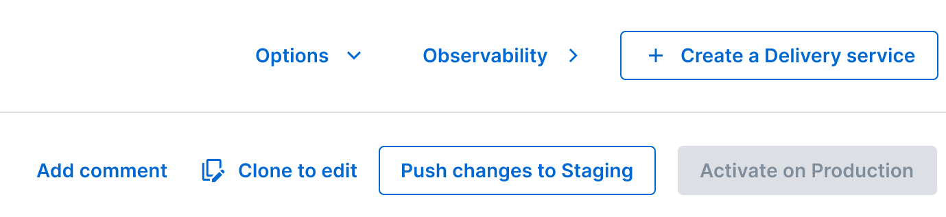 the Deploy to Staging button